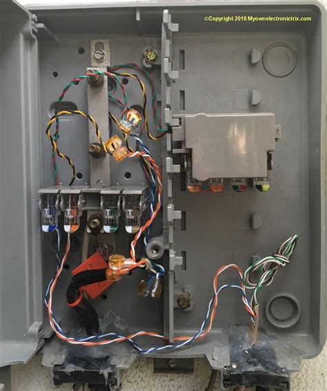 install phone wire junction box|outside phone box wiring diagram.